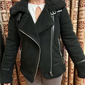 Zara outerwear black jacket size S